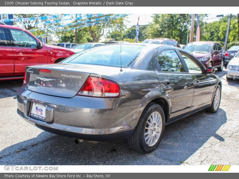 Graphite Metallic / Dark Slate Gray 2005 Chrysler Sebring Touring Sedan