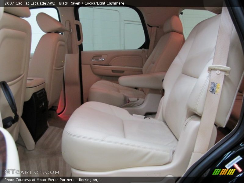Black Raven / Cocoa/Light Cashmere 2007 Cadillac Escalade AWD