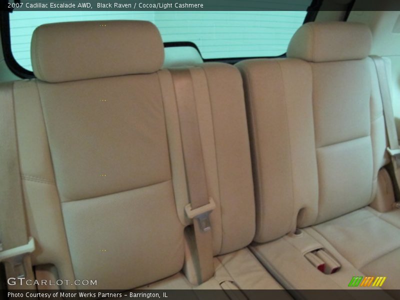 Black Raven / Cocoa/Light Cashmere 2007 Cadillac Escalade AWD