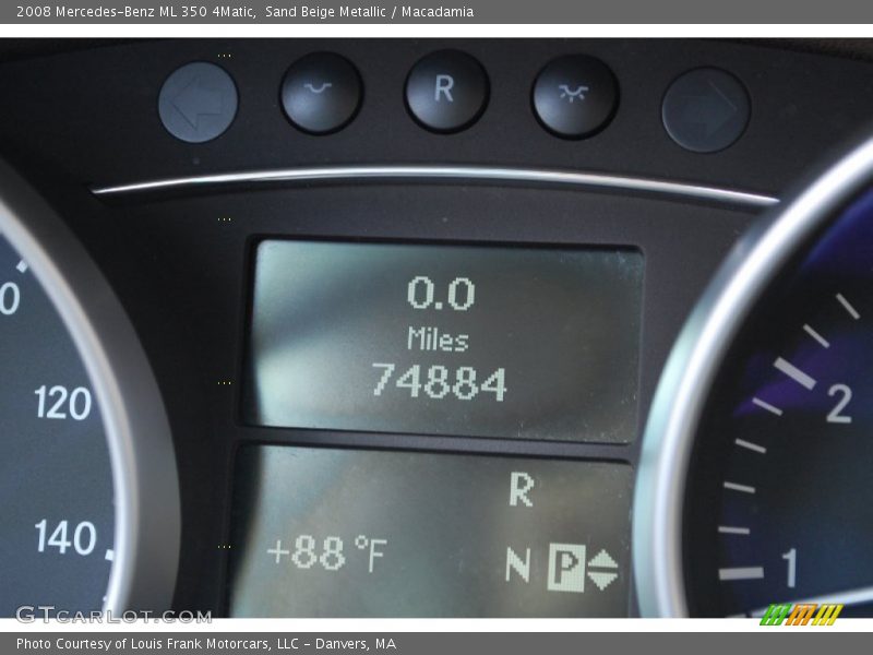 Sand Beige Metallic / Macadamia 2008 Mercedes-Benz ML 350 4Matic