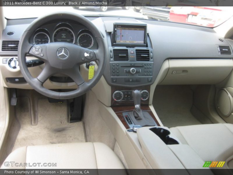 Black / Almond/Mocha 2011 Mercedes-Benz C 300 Luxury