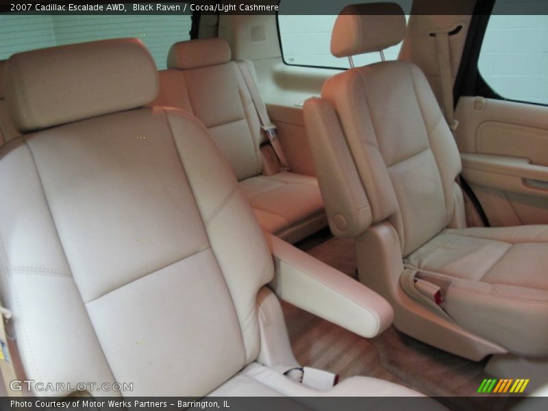 Black Raven / Cocoa/Light Cashmere 2007 Cadillac Escalade AWD