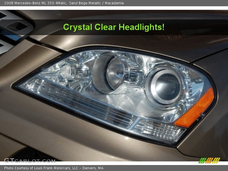 Sand Beige Metallic / Macadamia 2008 Mercedes-Benz ML 350 4Matic