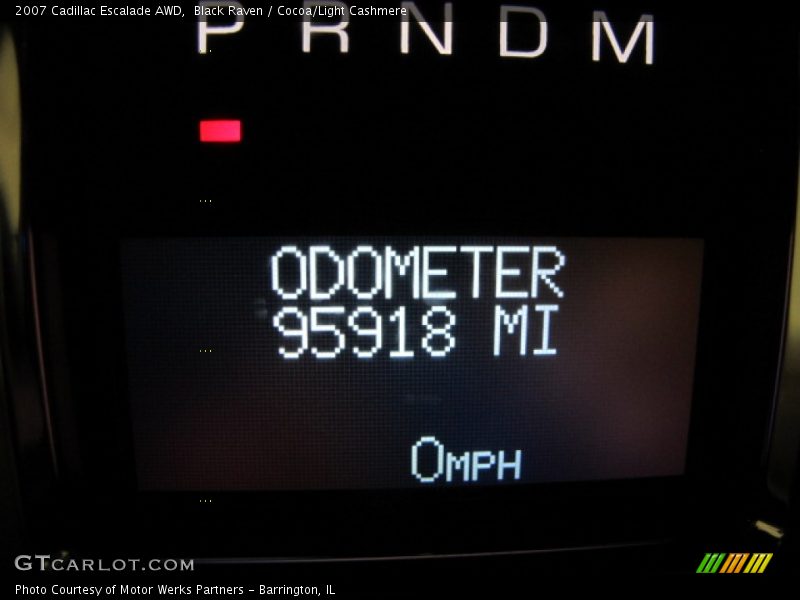 Black Raven / Cocoa/Light Cashmere 2007 Cadillac Escalade AWD