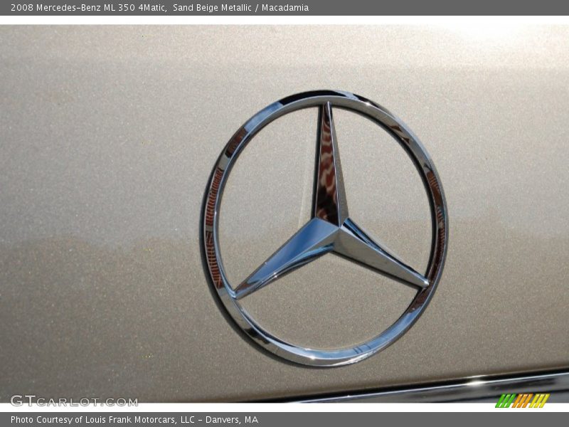 Sand Beige Metallic / Macadamia 2008 Mercedes-Benz ML 350 4Matic