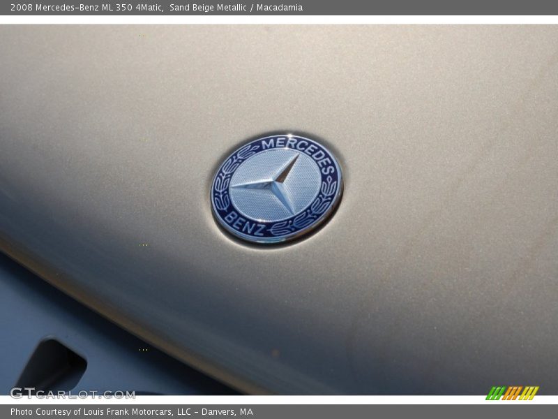 Sand Beige Metallic / Macadamia 2008 Mercedes-Benz ML 350 4Matic