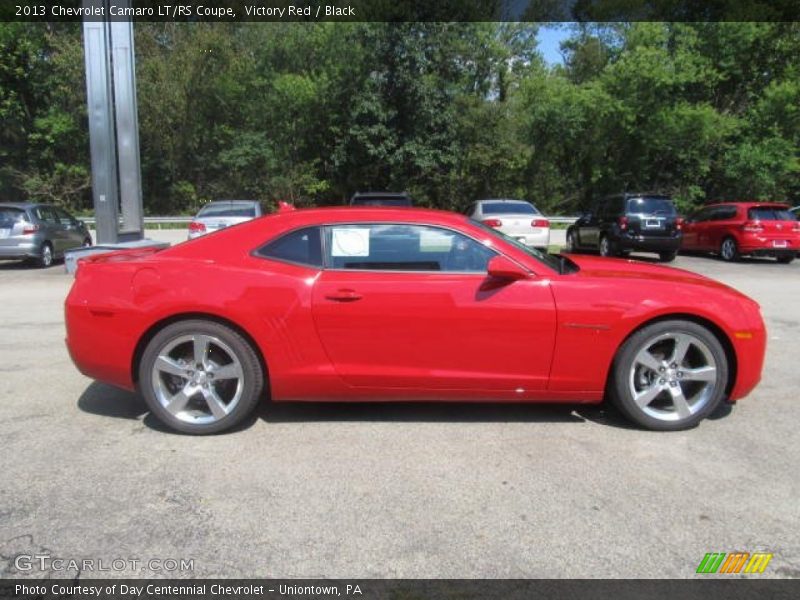 Victory Red / Black 2013 Chevrolet Camaro LT/RS Coupe