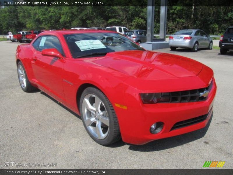 Victory Red / Black 2013 Chevrolet Camaro LT/RS Coupe