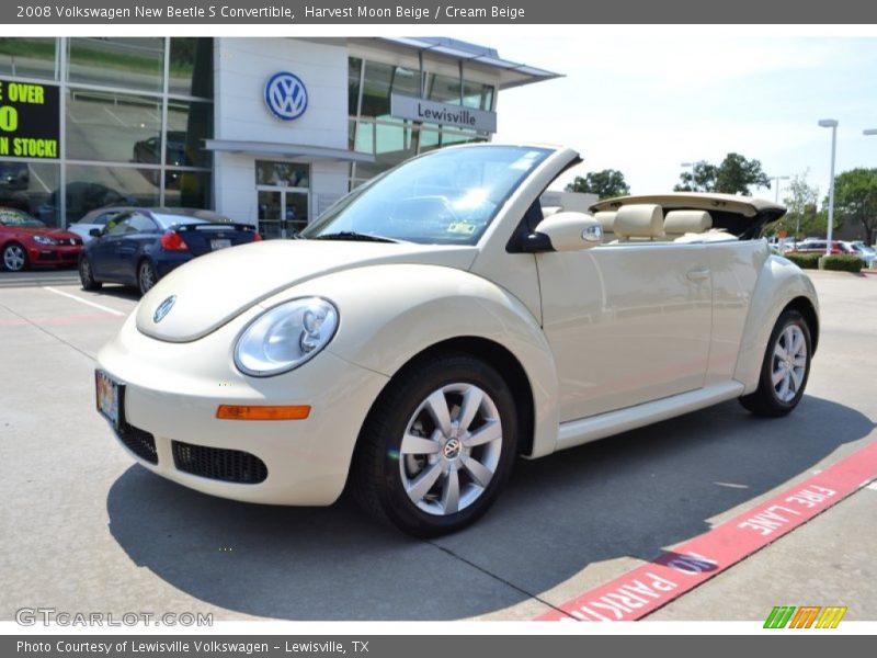 Harvest Moon Beige / Cream Beige 2008 Volkswagen New Beetle S Convertible