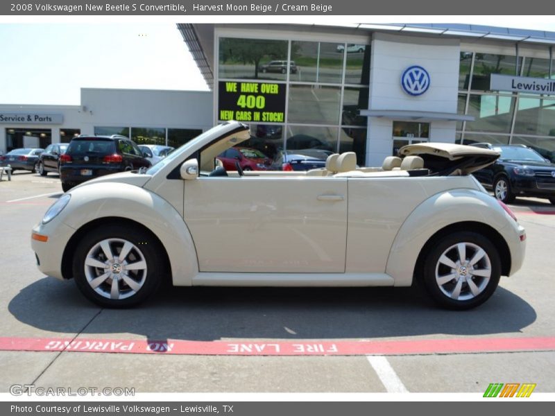 Harvest Moon Beige / Cream Beige 2008 Volkswagen New Beetle S Convertible