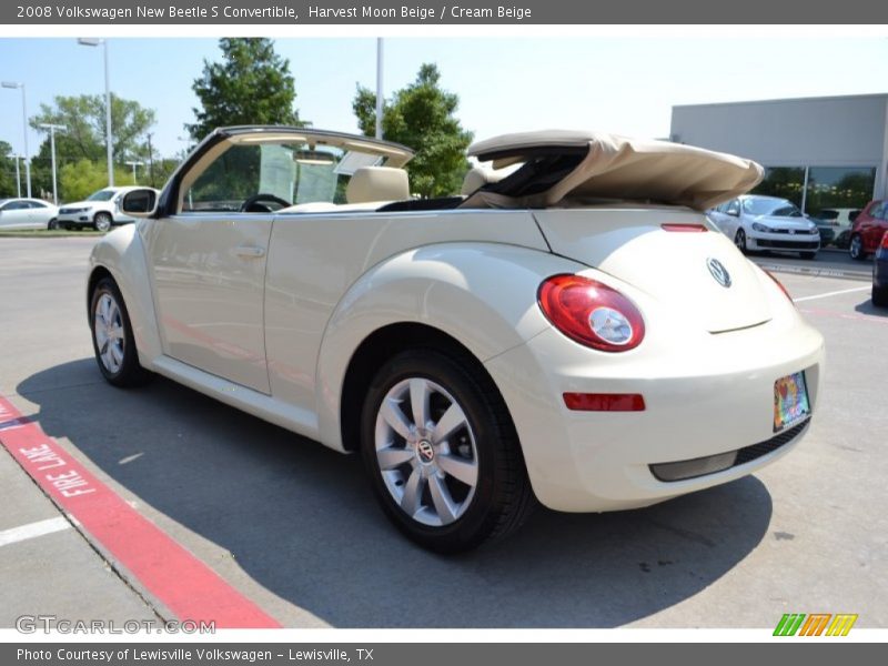 Harvest Moon Beige / Cream Beige 2008 Volkswagen New Beetle S Convertible