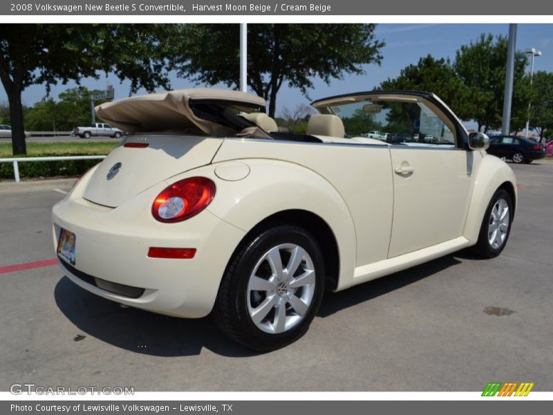 Harvest Moon Beige / Cream Beige 2008 Volkswagen New Beetle S Convertible