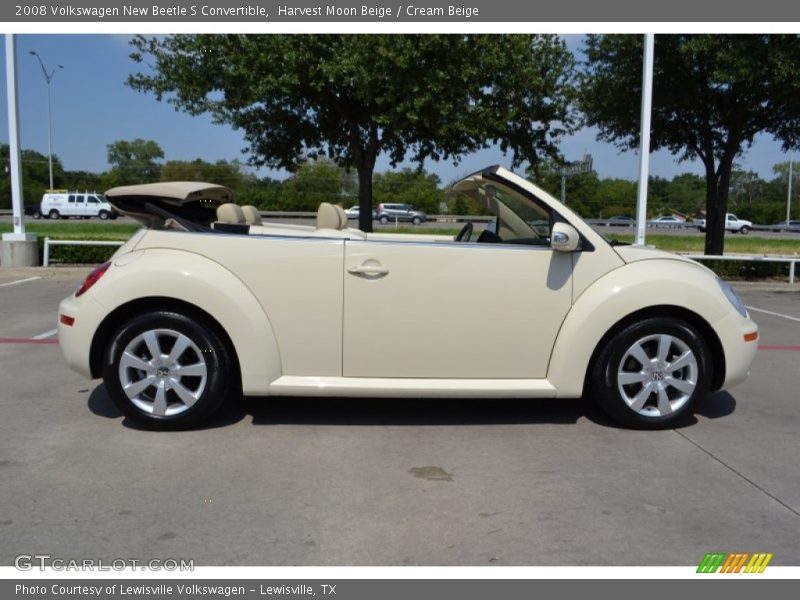 Harvest Moon Beige / Cream Beige 2008 Volkswagen New Beetle S Convertible