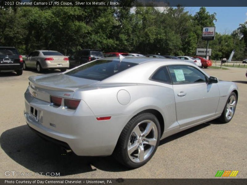 Silver Ice Metallic / Black 2013 Chevrolet Camaro LT/RS Coupe