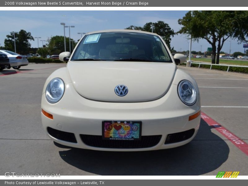 Harvest Moon Beige / Cream Beige 2008 Volkswagen New Beetle S Convertible