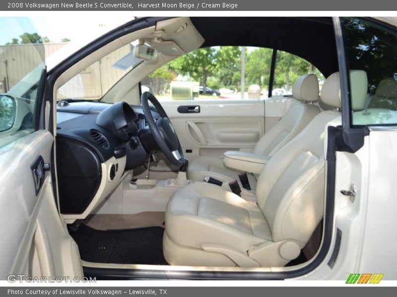 Harvest Moon Beige / Cream Beige 2008 Volkswagen New Beetle S Convertible