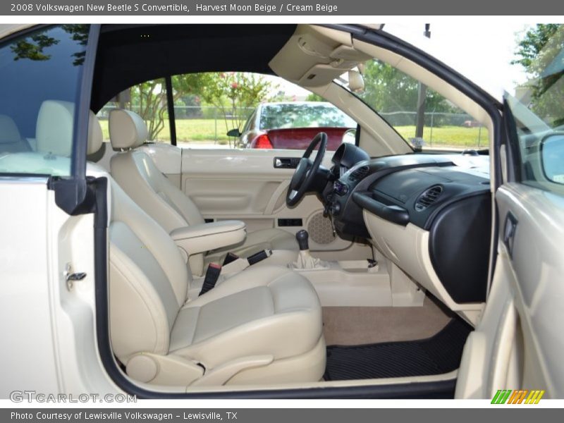 Harvest Moon Beige / Cream Beige 2008 Volkswagen New Beetle S Convertible