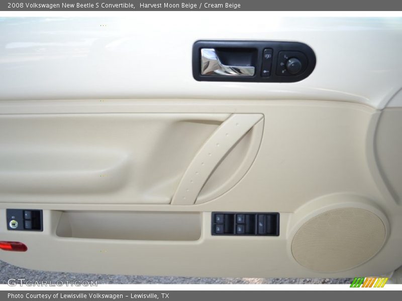 Harvest Moon Beige / Cream Beige 2008 Volkswagen New Beetle S Convertible