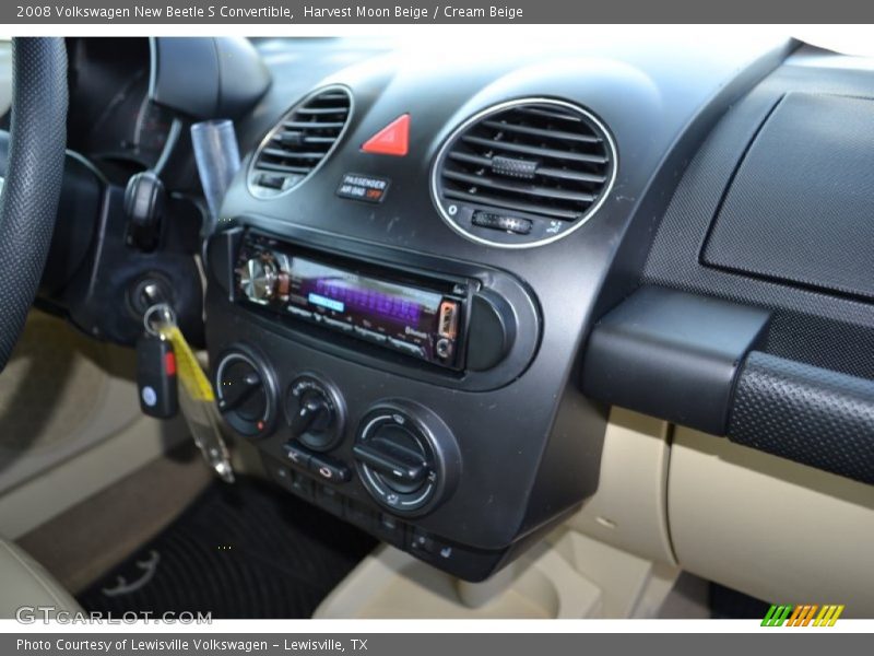 Harvest Moon Beige / Cream Beige 2008 Volkswagen New Beetle S Convertible