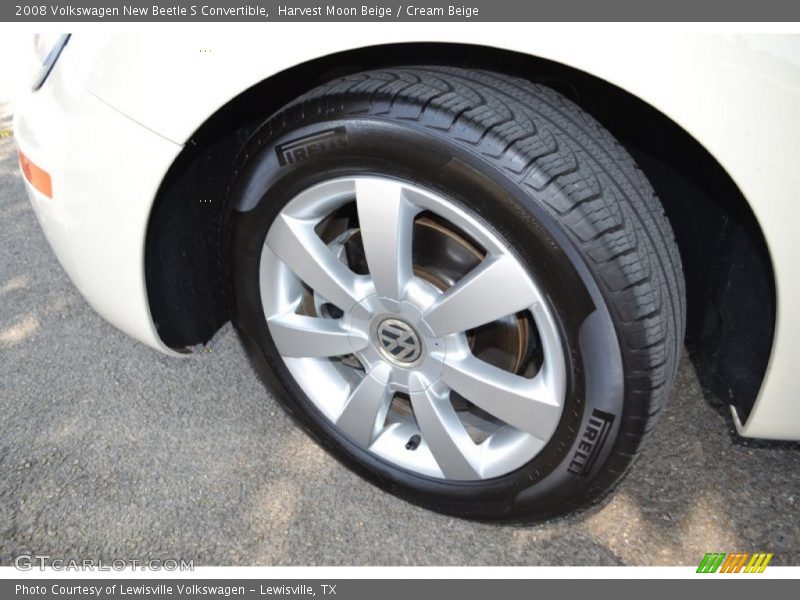 Harvest Moon Beige / Cream Beige 2008 Volkswagen New Beetle S Convertible