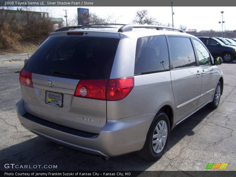 Silver Shadow Pearl / Stone 2008 Toyota Sienna LE
