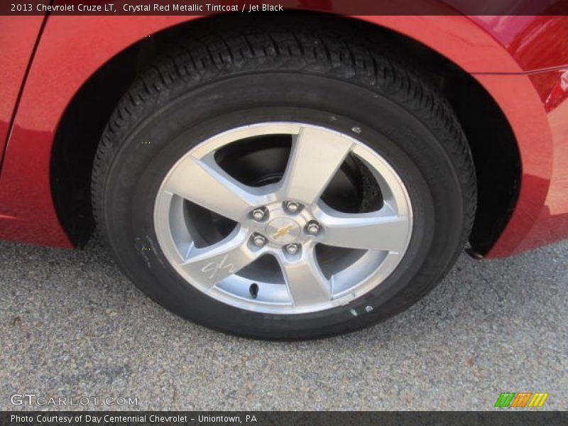 Crystal Red Metallic Tintcoat / Jet Black 2013 Chevrolet Cruze LT
