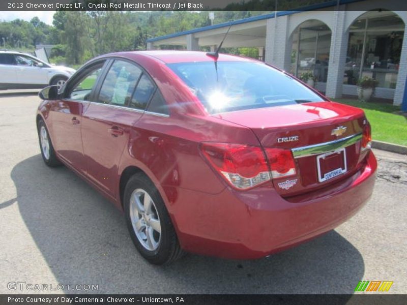 Crystal Red Metallic Tintcoat / Jet Black 2013 Chevrolet Cruze LT