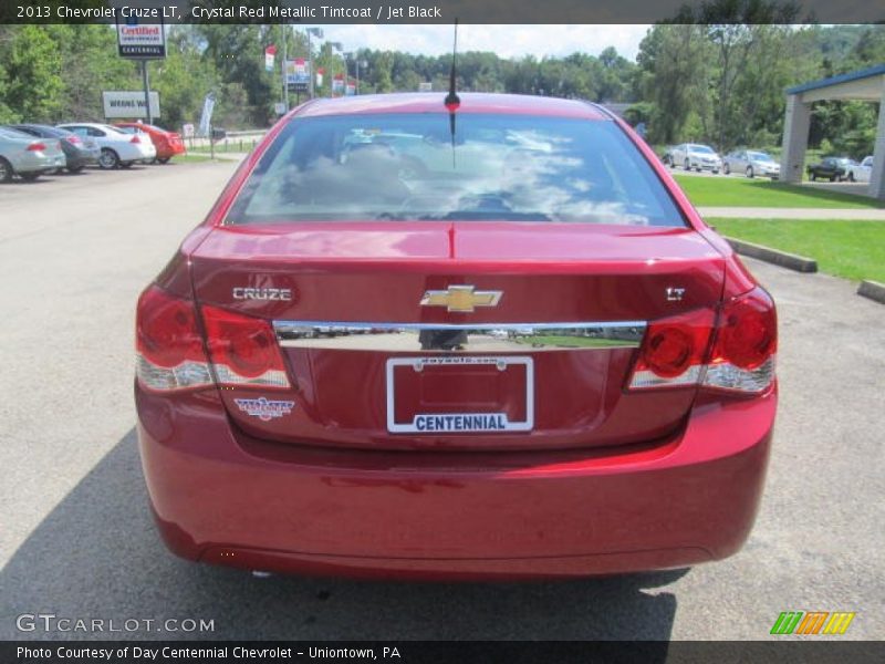 Crystal Red Metallic Tintcoat / Jet Black 2013 Chevrolet Cruze LT