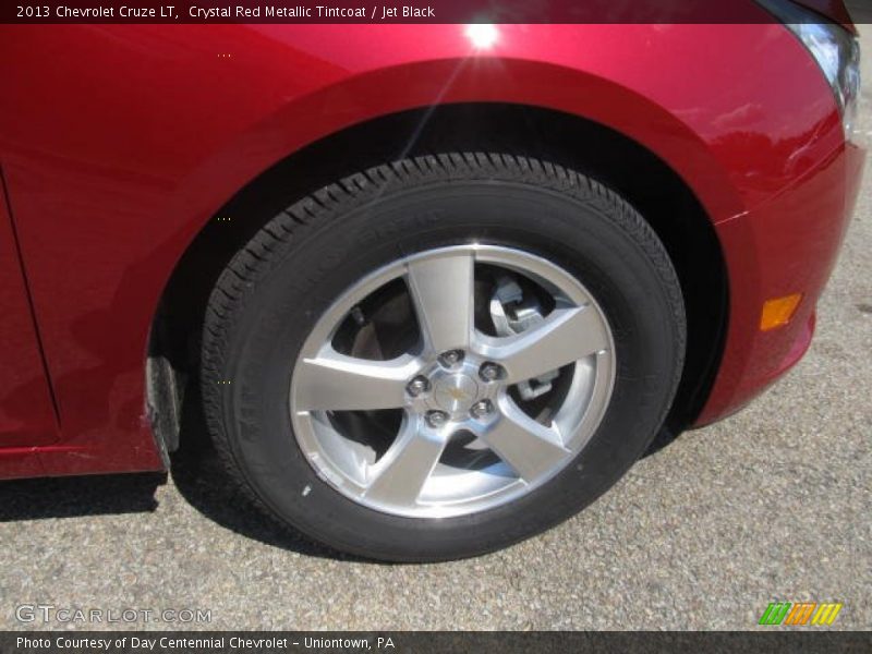 Crystal Red Metallic Tintcoat / Jet Black 2013 Chevrolet Cruze LT