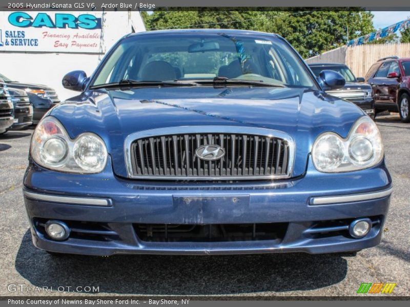 Ardor Blue / Beige 2005 Hyundai Sonata GLS V6