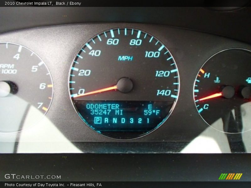 Black / Ebony 2010 Chevrolet Impala LT