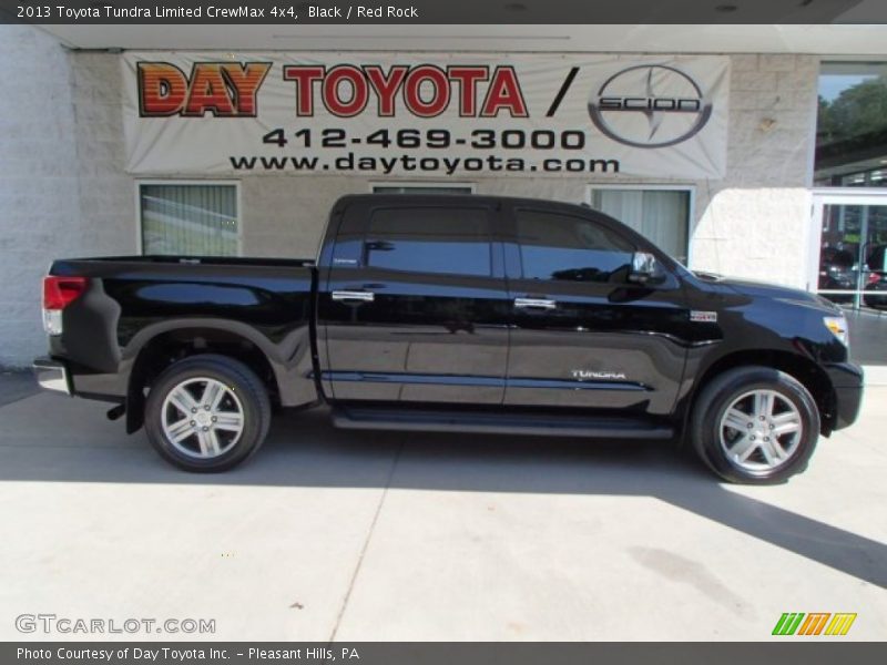 Black / Red Rock 2013 Toyota Tundra Limited CrewMax 4x4