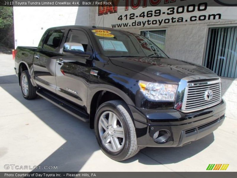 Black / Red Rock 2013 Toyota Tundra Limited CrewMax 4x4