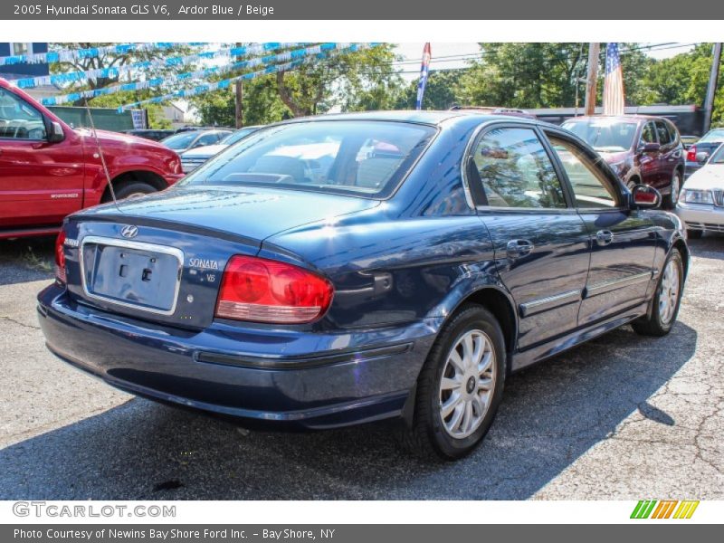 Ardor Blue / Beige 2005 Hyundai Sonata GLS V6