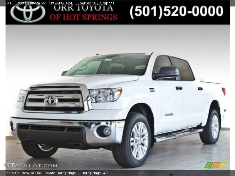 Super White / Graphite 2013 Toyota Tundra SR5 CrewMax 4x4