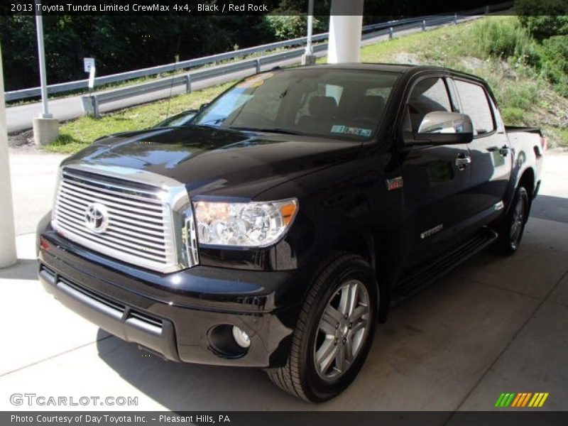 Black / Red Rock 2013 Toyota Tundra Limited CrewMax 4x4