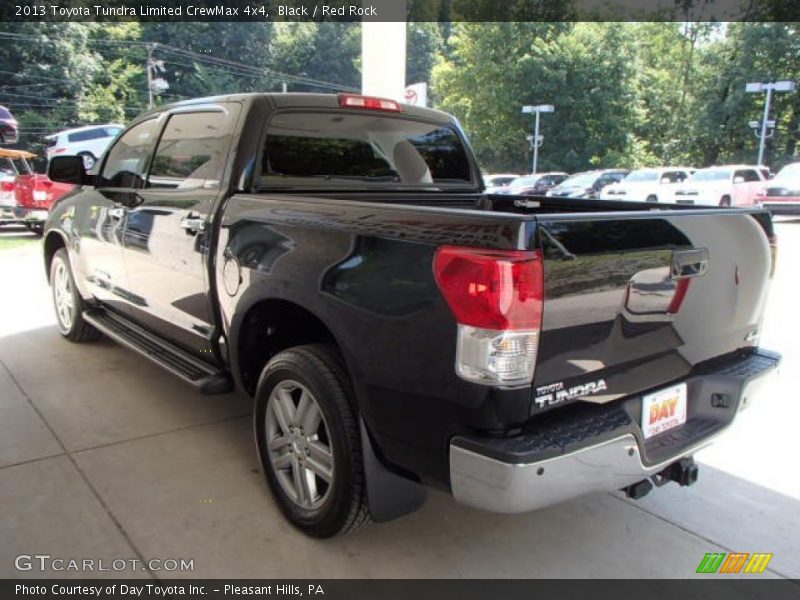 Black / Red Rock 2013 Toyota Tundra Limited CrewMax 4x4