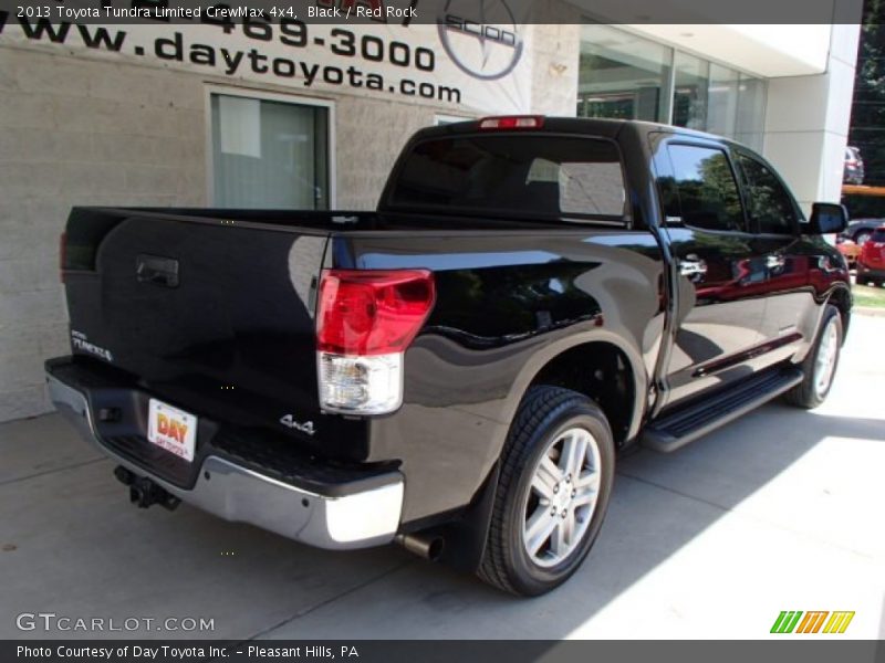 Black / Red Rock 2013 Toyota Tundra Limited CrewMax 4x4