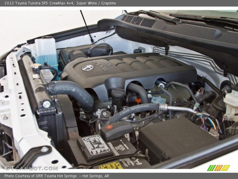 Super White / Graphite 2013 Toyota Tundra SR5 CrewMax 4x4