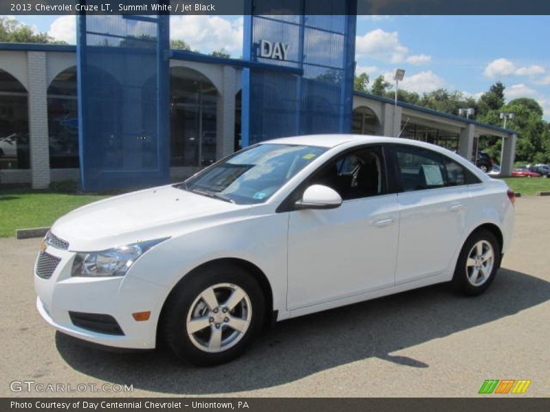 Summit White / Jet Black 2013 Chevrolet Cruze LT