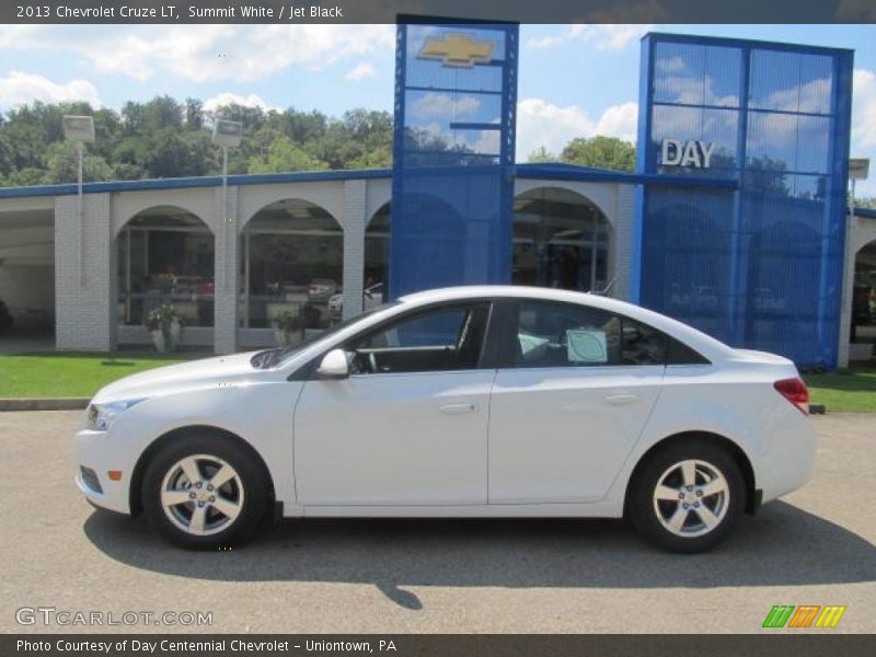 Summit White / Jet Black 2013 Chevrolet Cruze LT
