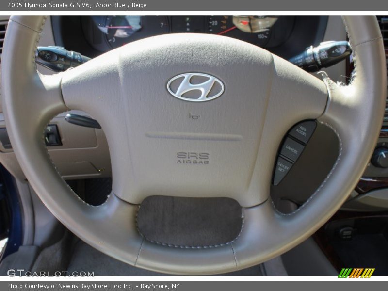 Ardor Blue / Beige 2005 Hyundai Sonata GLS V6