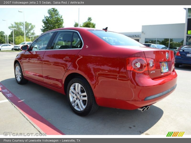 Salsa Red / Anthracite 2007 Volkswagen Jetta 2.5 Sedan