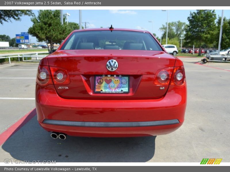 Salsa Red / Anthracite 2007 Volkswagen Jetta 2.5 Sedan