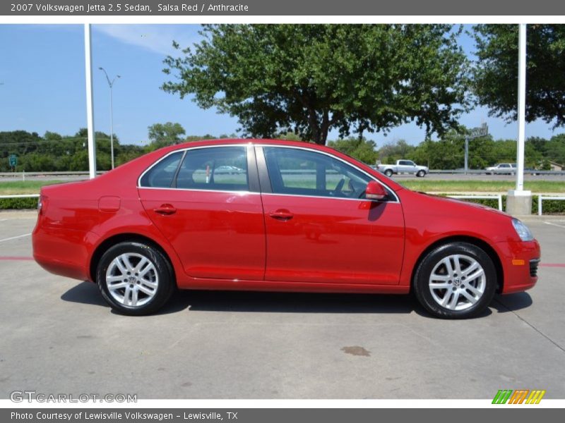 Salsa Red / Anthracite 2007 Volkswagen Jetta 2.5 Sedan