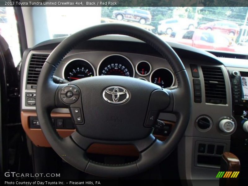 Black / Red Rock 2013 Toyota Tundra Limited CrewMax 4x4