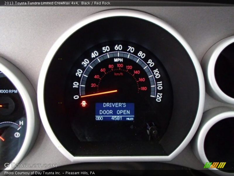 Black / Red Rock 2013 Toyota Tundra Limited CrewMax 4x4