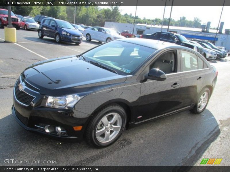 Black Granite Metallic / Medium Titanium 2011 Chevrolet Cruze LT/RS