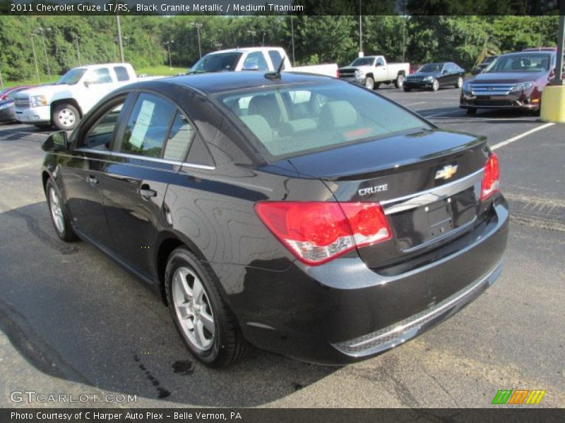 Black Granite Metallic / Medium Titanium 2011 Chevrolet Cruze LT/RS