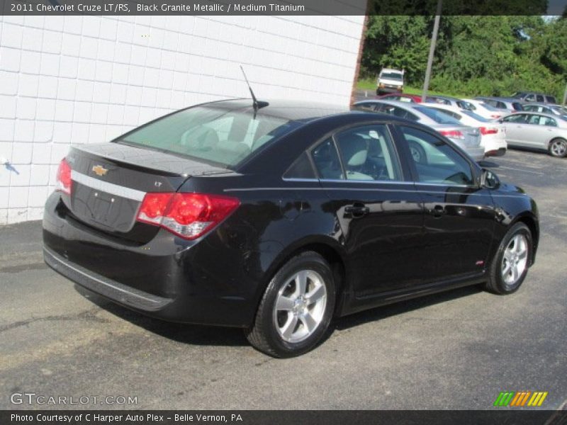 Black Granite Metallic / Medium Titanium 2011 Chevrolet Cruze LT/RS